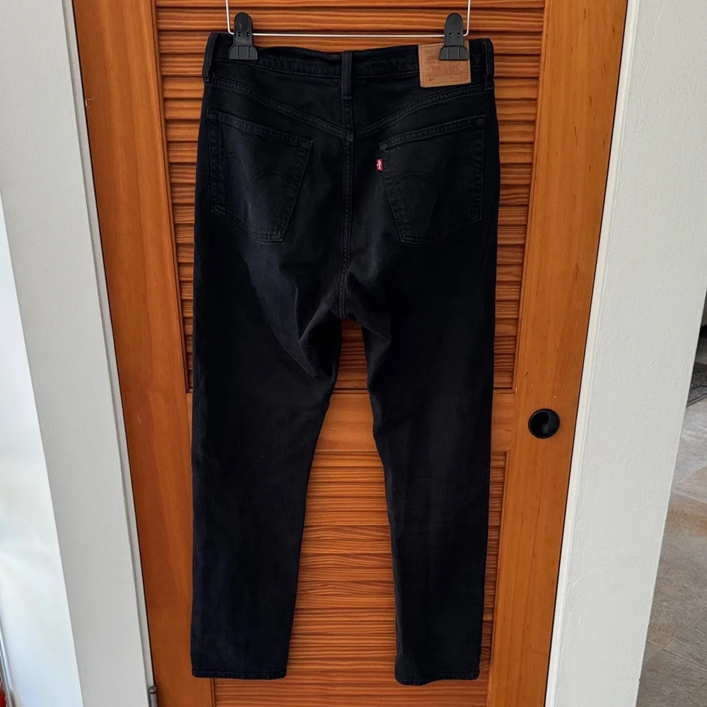 LEVI’S Black 501® ORIGINAL FIT WOMEN'S JEANS - Picture 3 of 8